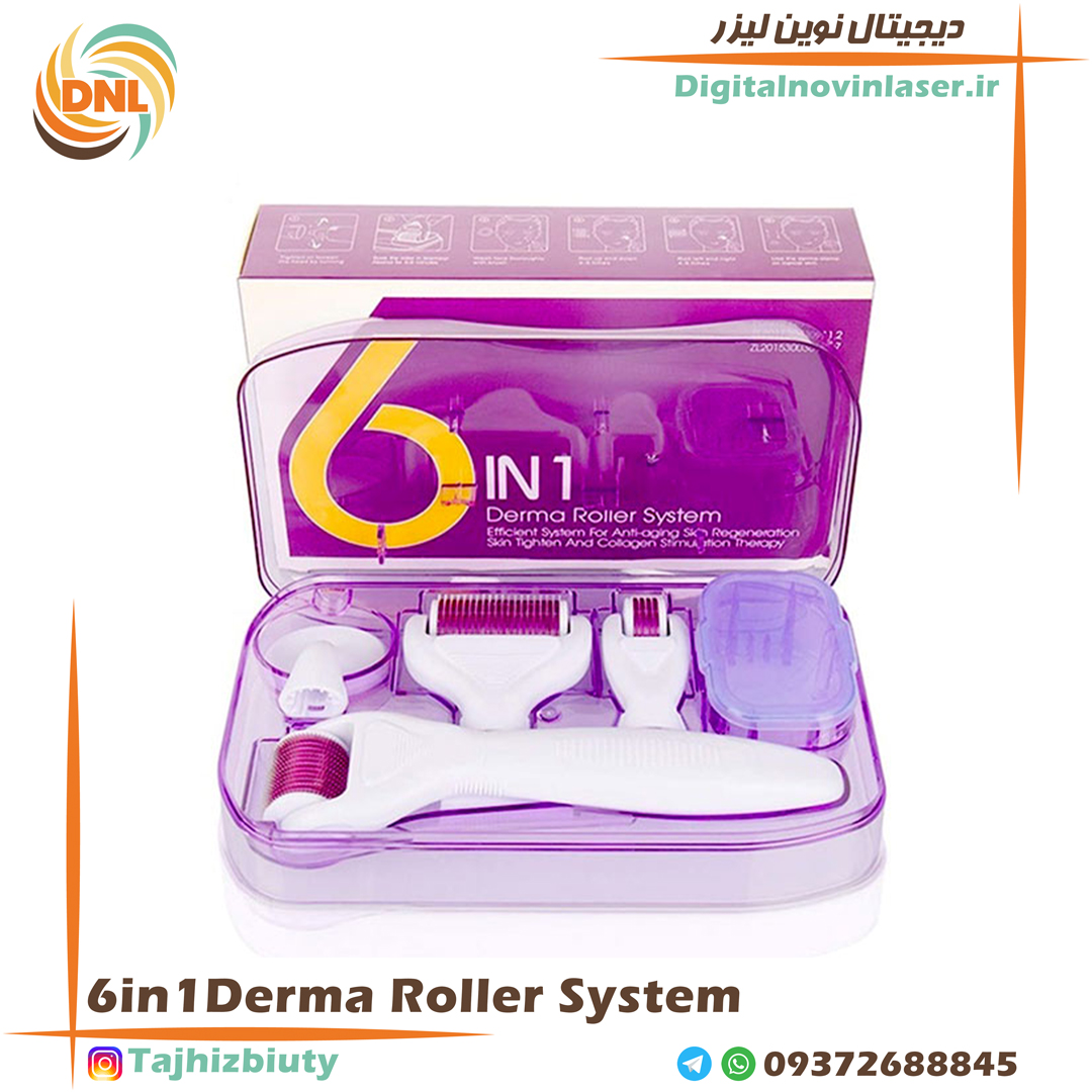 6in1Derma-Roller-System دستگاه 6 کاره درما رولر